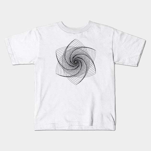 Spirals | Sacred Geometry Kids T-Shirt by CelestialStudio